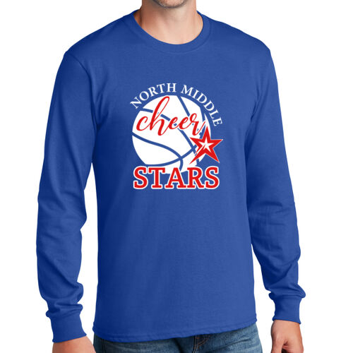 Cheer Basketball - Long Sleeve Core Cotton Tee Thumbnail