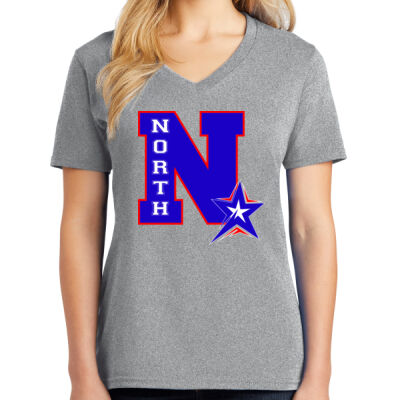 North N  - Ladies Core Cotton V Neck Tee Thumbnail