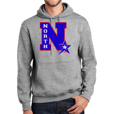 North N  - Essential Fleece Pullover Hooded Sweatshirt Thumbnail