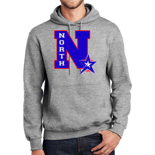 North N  - Essential Fleece Pullover Hooded Sweatshirt Thumbnail