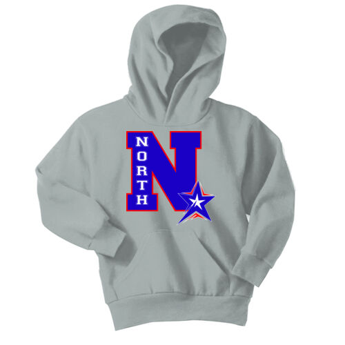 North N  - Youth Core Fleece Pullover Hooded Sweatshirt Thumbnail