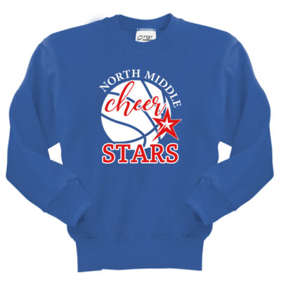 Cheer Basketball - Youth Core Fleece Crewneck Sweatshirt Thumbnail