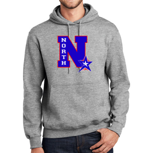 North N  - Tall Essential Fleece Pullover Hooded Sweatshirt Thumbnail