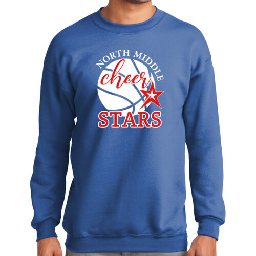 Cheer Basketball - Tall Essential Fleece Crewneck Sweatshirt Thumbnail