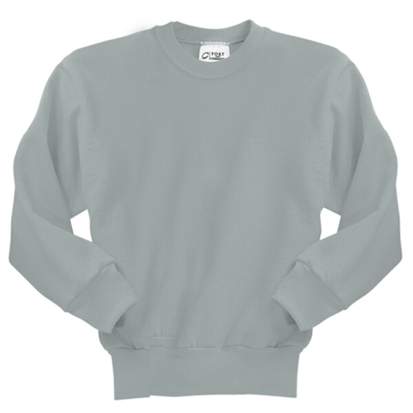 No Minimum Custom Logo Youth Core Fleece Crewneck Sweatshirt PC90Y Front View