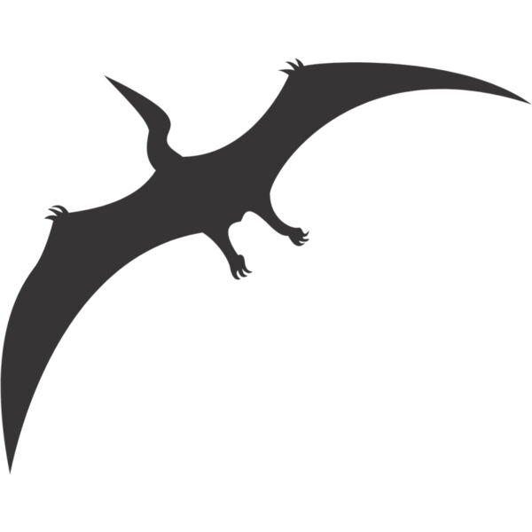 Pterodactyl Dinosaur Silhouette 1 Thumbnail