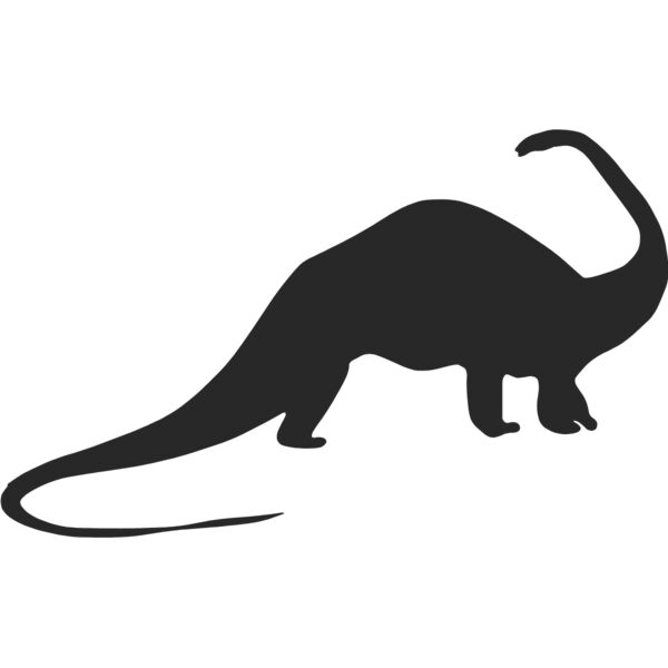 Brachiosaurus Dinosaur Silhouette 7 Thumbnail