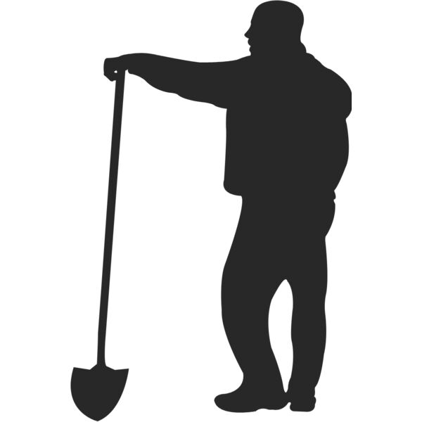 Construction Worker Silhouette 4 Thumbnail