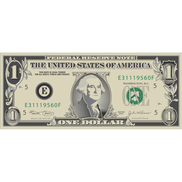One Dollar Bill 1 Thumbnail