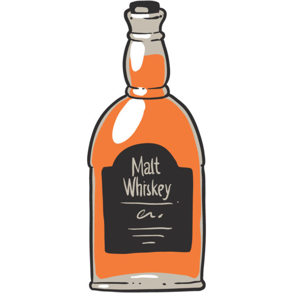 MaltWhiskey BlackOutline Thumbnail