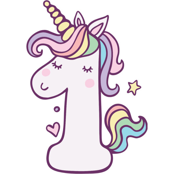 One Birthday Unicorn Number 1 Thumbnail
