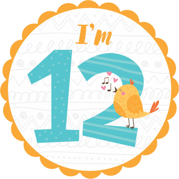 Twelve Birthday Animal Bird Number 1 Thumbnail