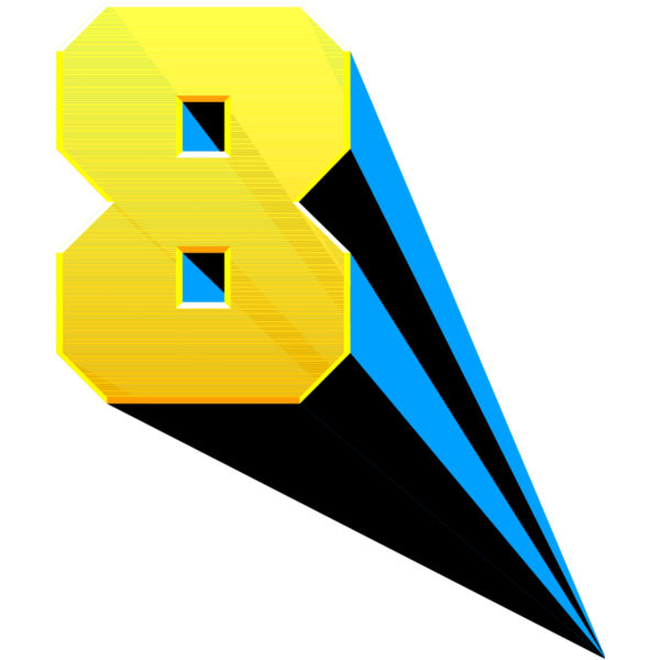 Superhero Comic Book Eight 8 Thumbnail