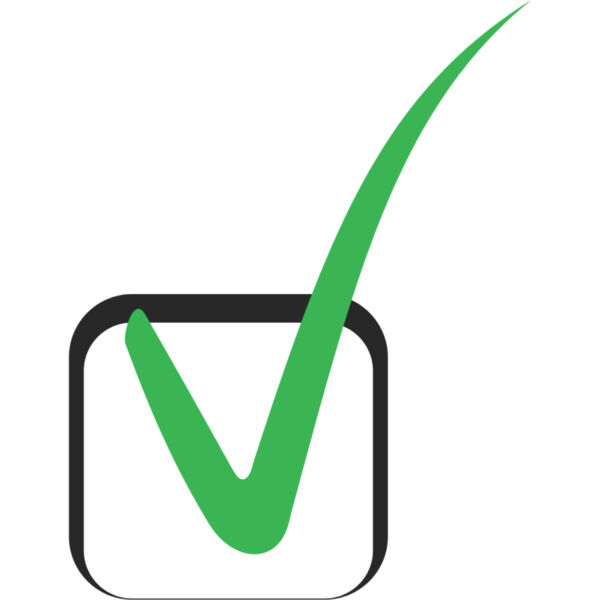 Green Right Checkmark in Black Check Box 1 Thumbnail