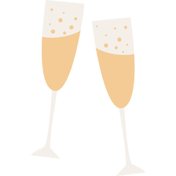 Christmas Champagne Glass 1 Thumbnail