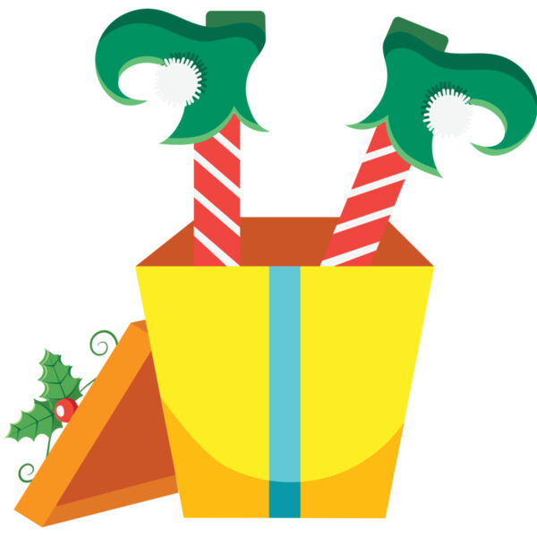 Christmas Elf Present Gift 1 Thumbnail