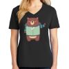 Ladies Core Cotton V-Neck Tee Thumbnail