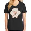 Ladies Core Cotton V-Neck Tee Thumbnail