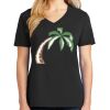 Ladies Core Cotton V-Neck Tee Thumbnail
