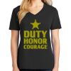 Ladies Core Cotton V-Neck Tee Thumbnail