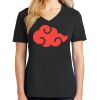 Ladies Core Cotton V-Neck Tee Thumbnail